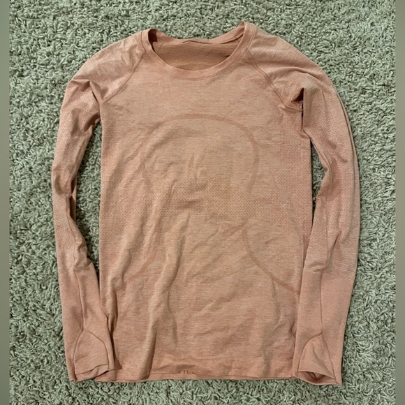 lululemon athletica Tops - peach lululemon peach swiftly tech 2.0 long sleeve